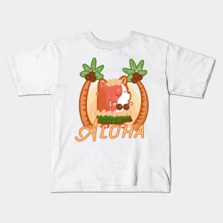 Aloha Corgi Kids T-Shirt